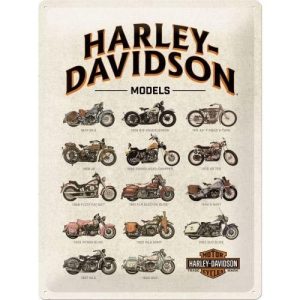 Harley Davidson Model Chart | 30x40cm-image