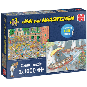 Hollandse Tradities - Jan van Haasteren | 2x 1000 stukjes-image