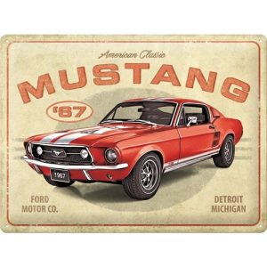 Ford Mustang - GT 1967 Red | 30x40cm-image